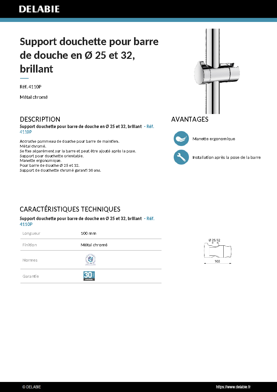 Fiche technique fournisseur