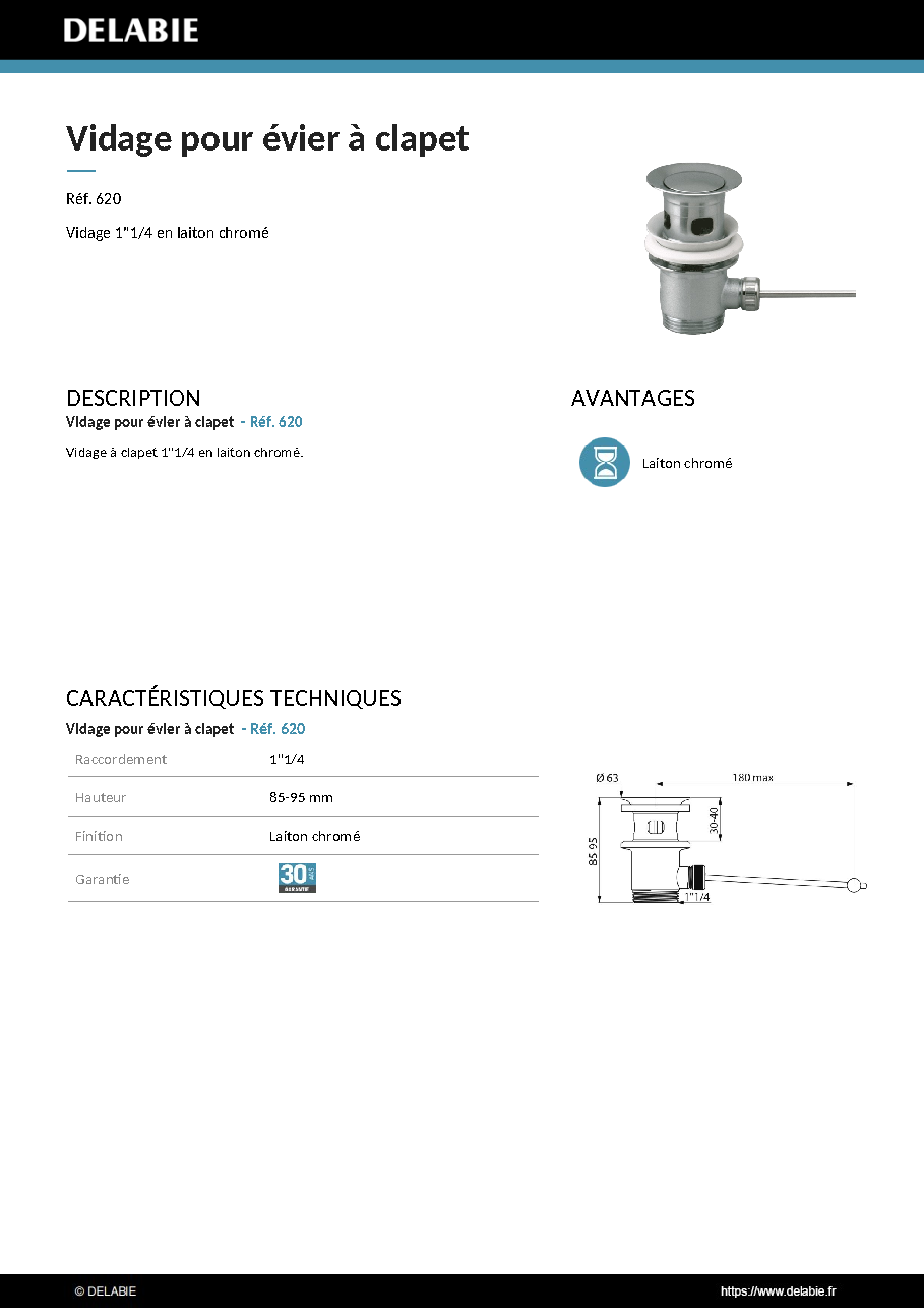 Fiche technique fournisseur