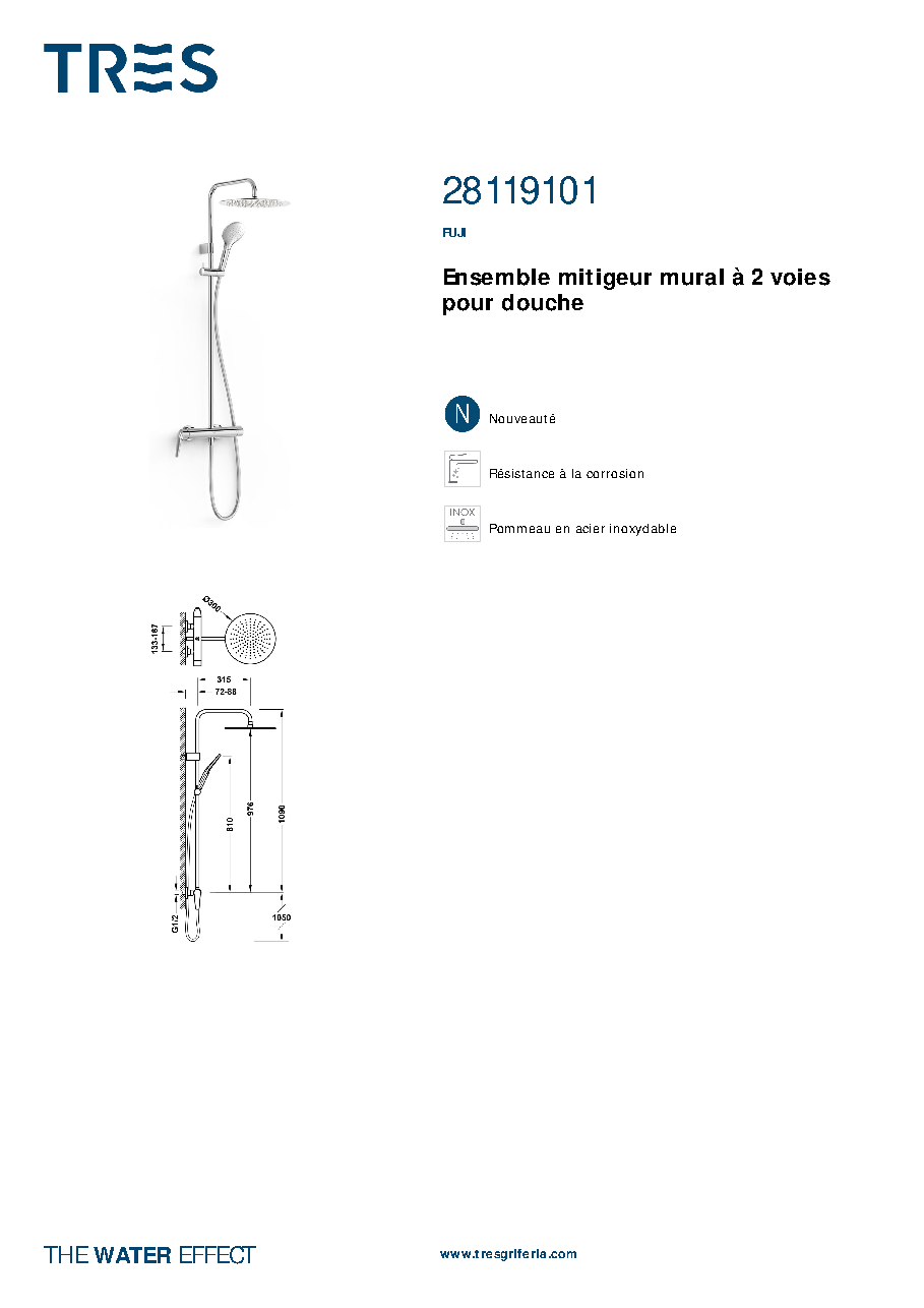 Fiche technique fournisseur