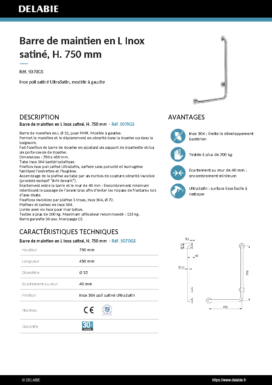 Fiche technique fournisseur