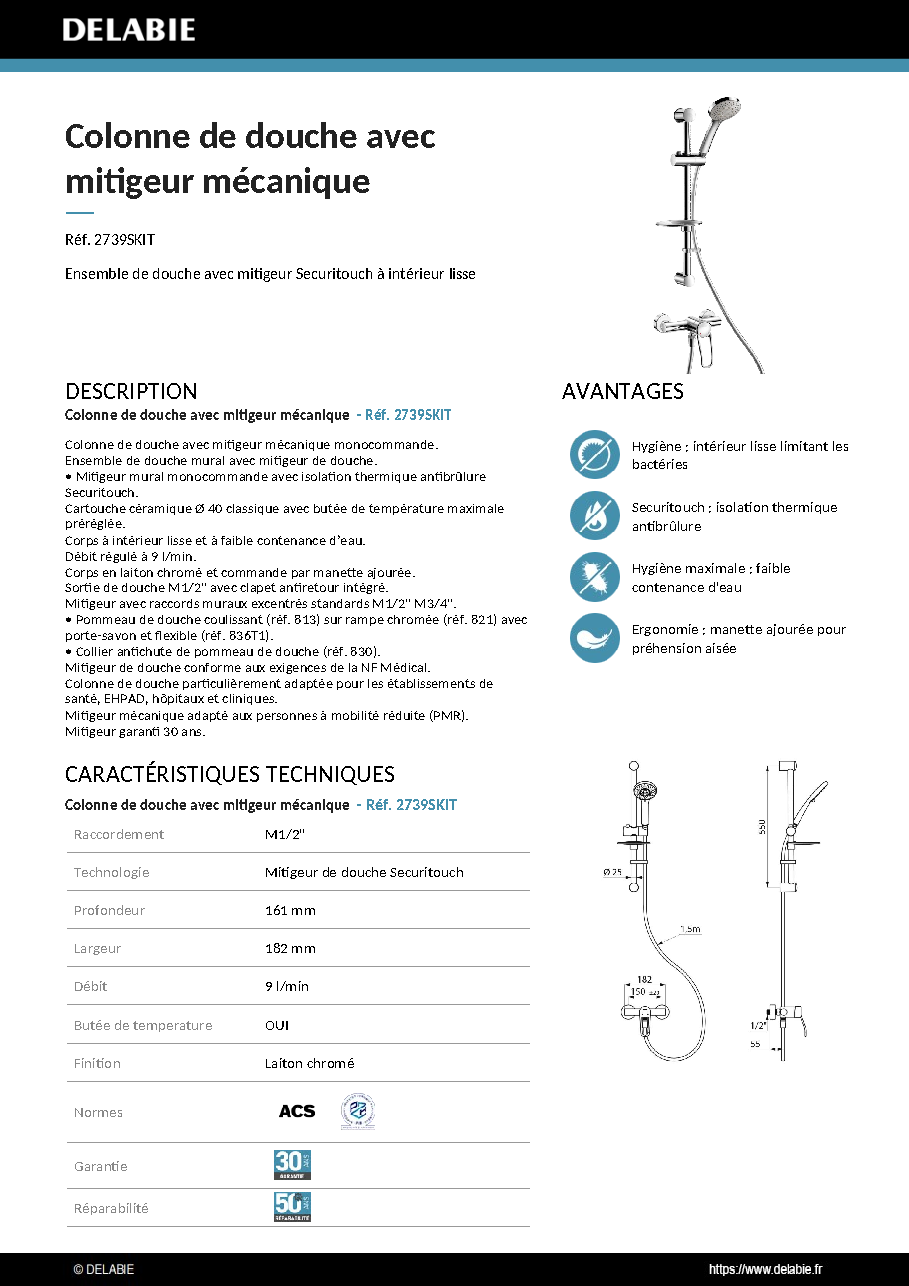 Fiche technique fournisseur