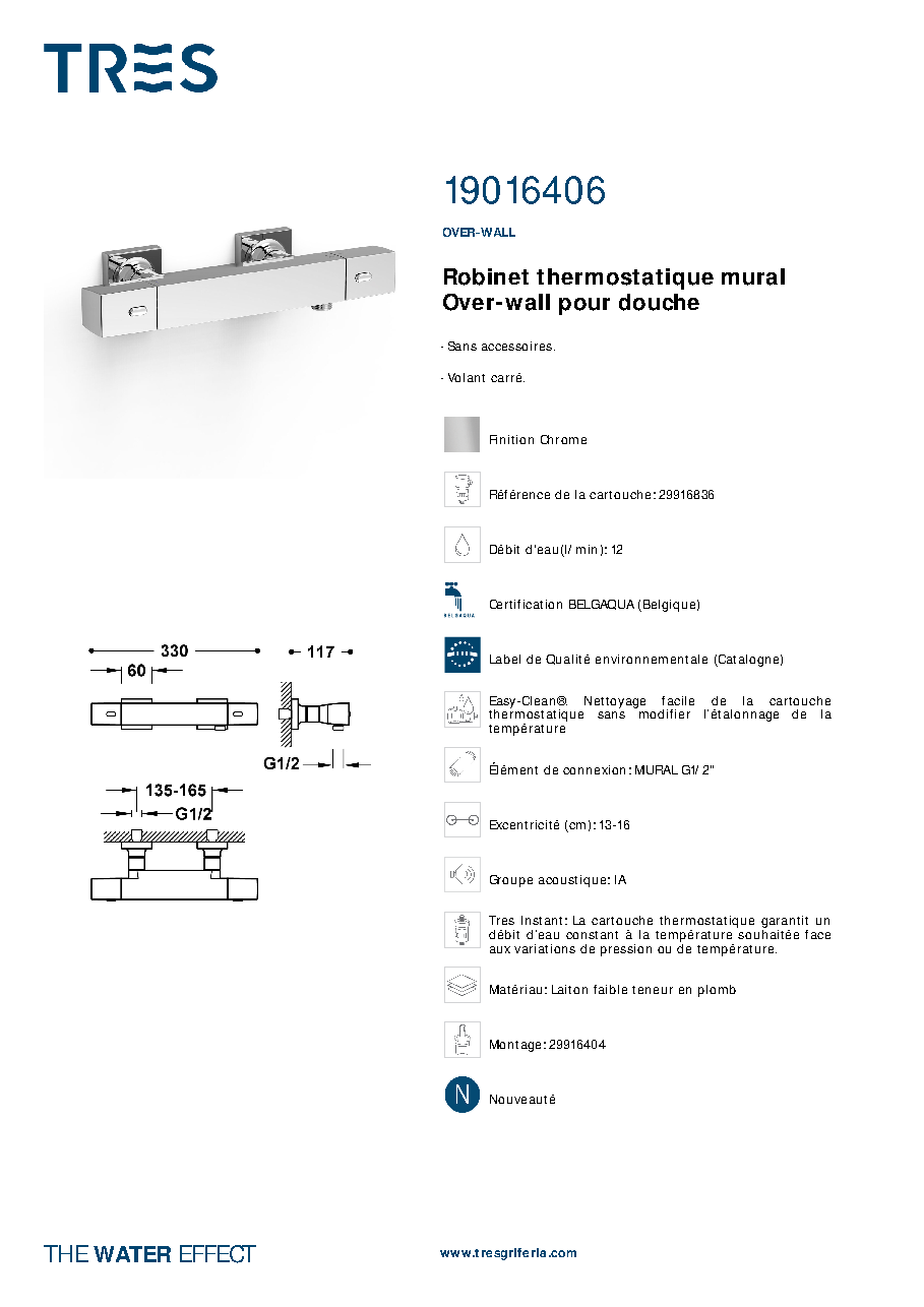 Fiche technique fournisseur