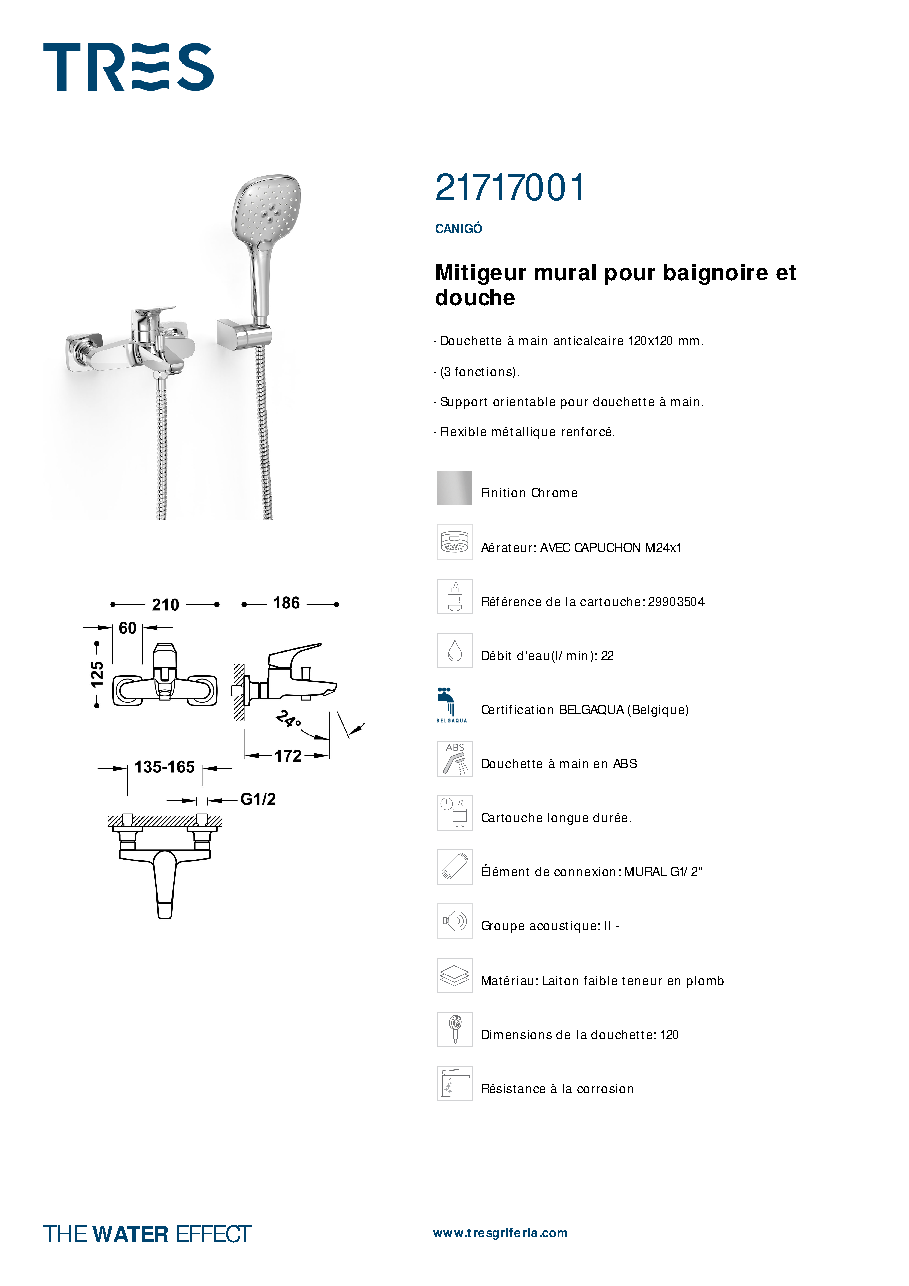 Fiche technique fournisseur