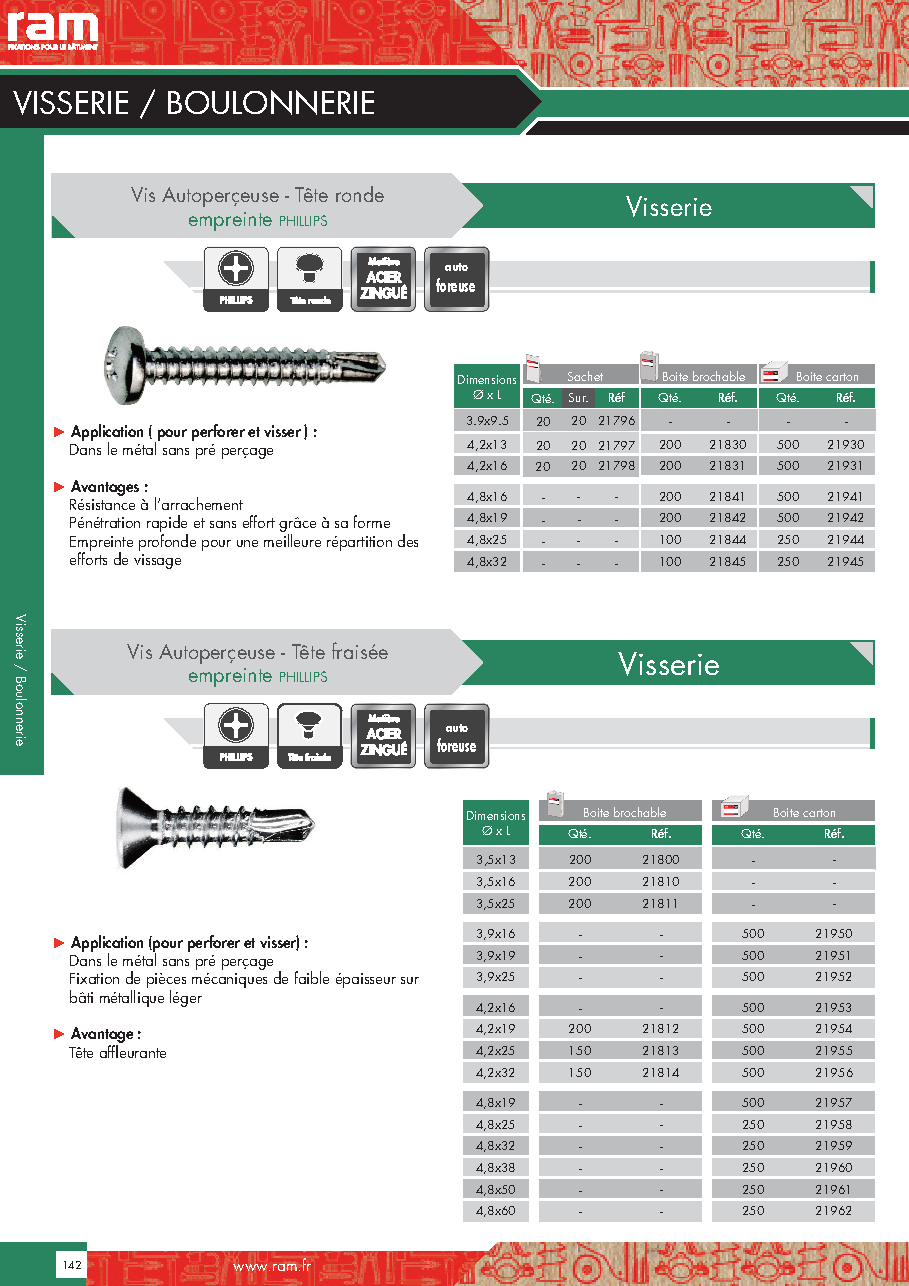 Fiche technique fournisseur