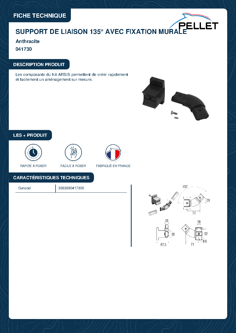 Fiche technique fournisseur