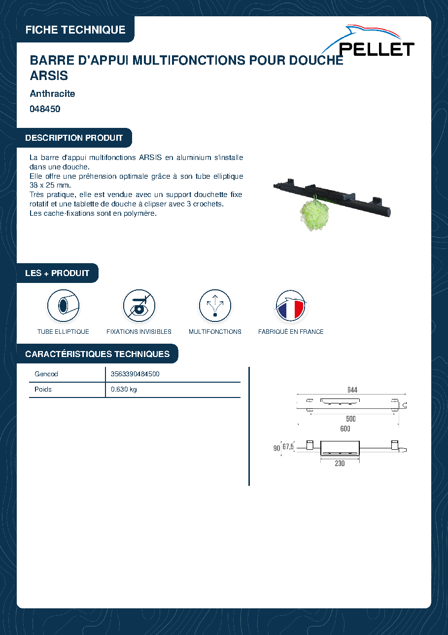 Fiche technique fournisseur