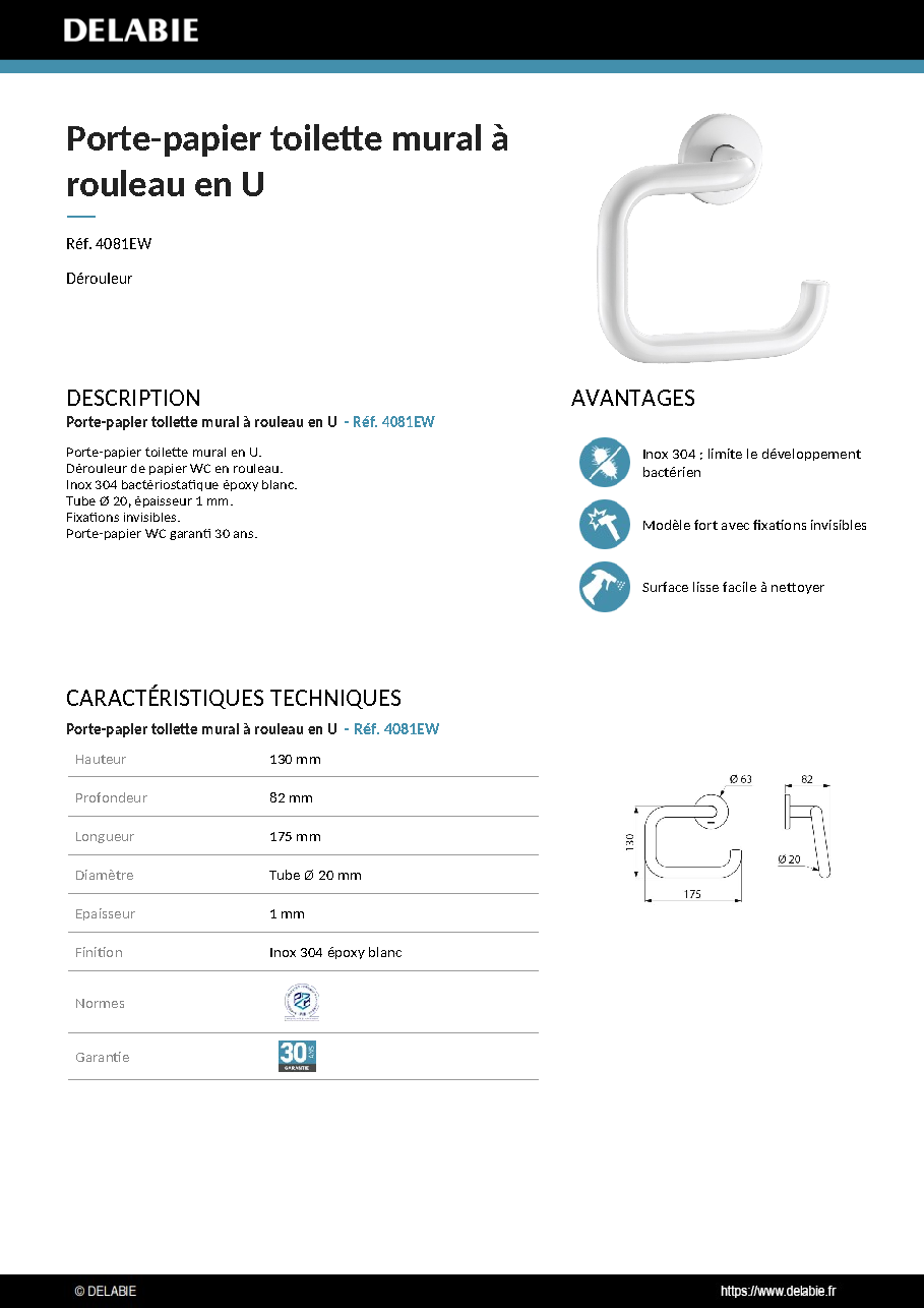 Fiche technique fournisseur