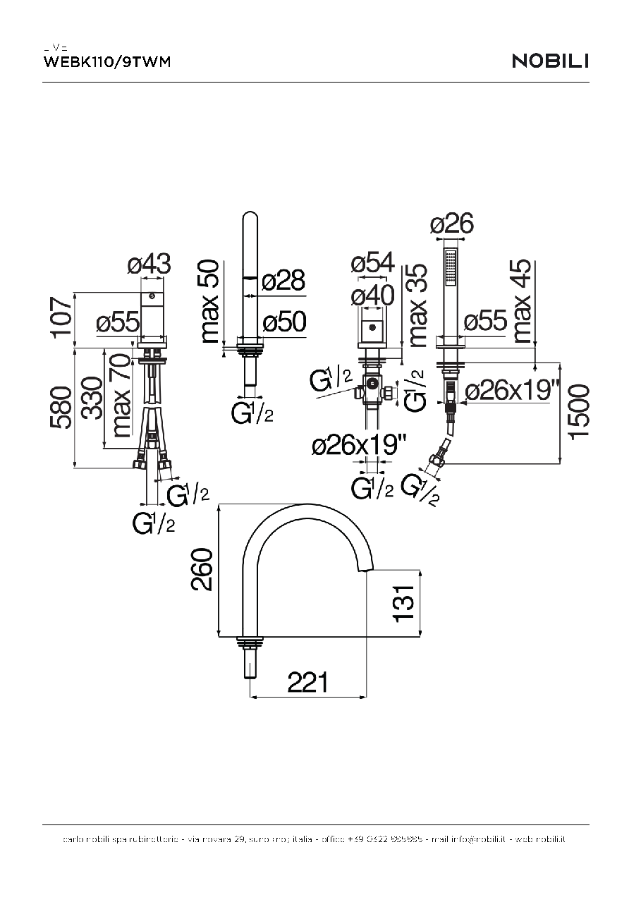 Fiche technique fournisseur