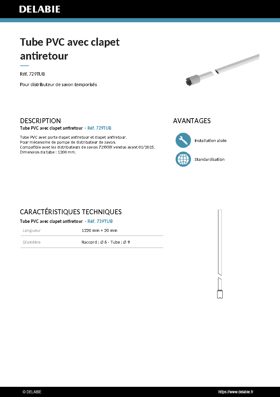 Fiche technique fournisseur