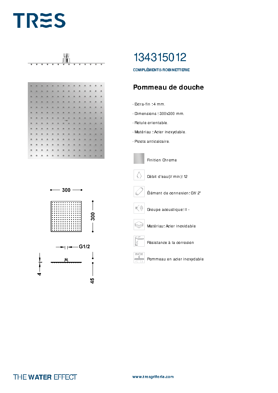 Fiche technique fournisseur