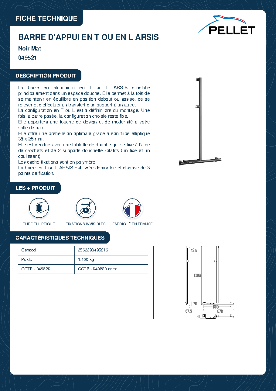 Fiche technique fournisseur