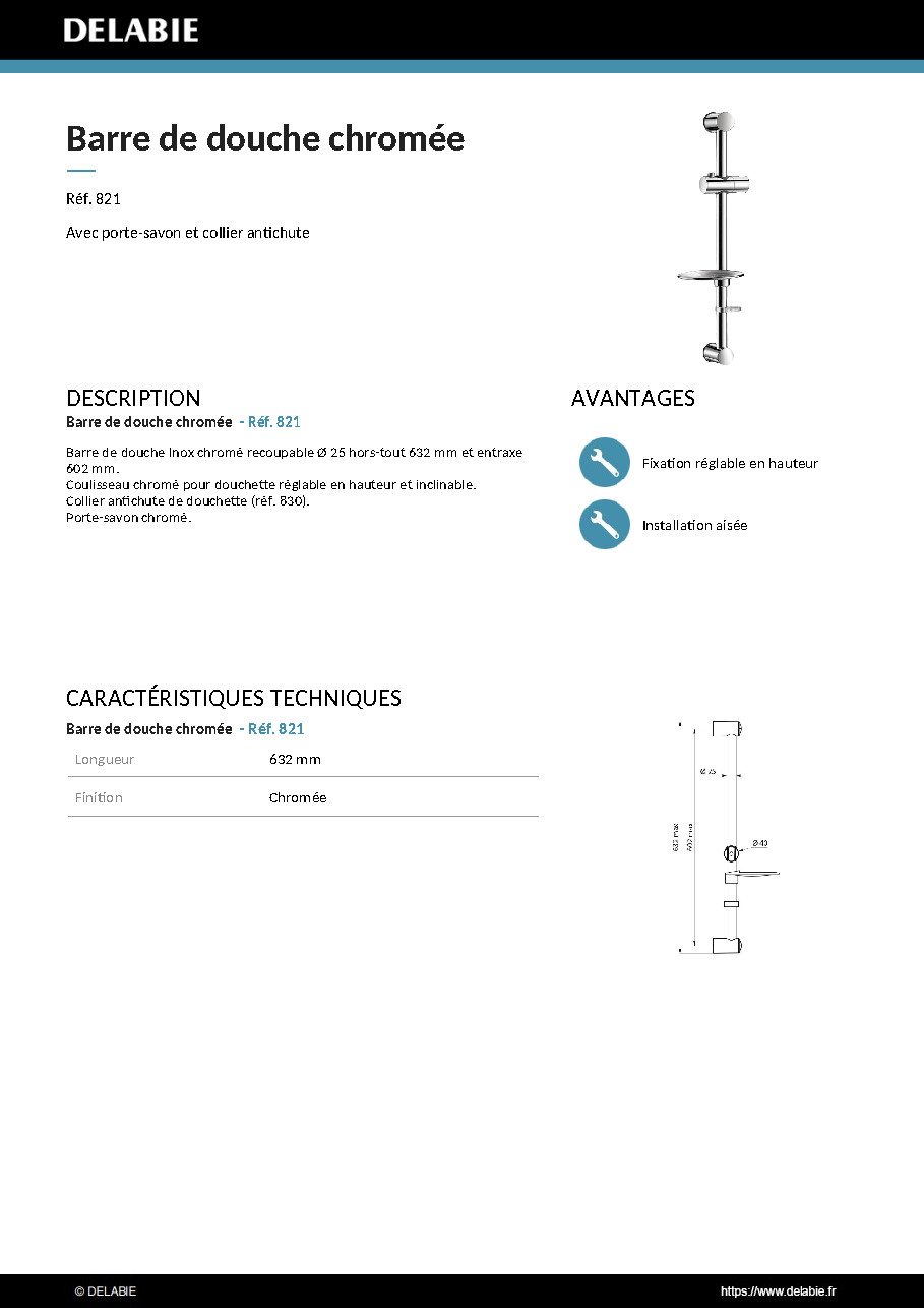 Fiche technique fournisseur