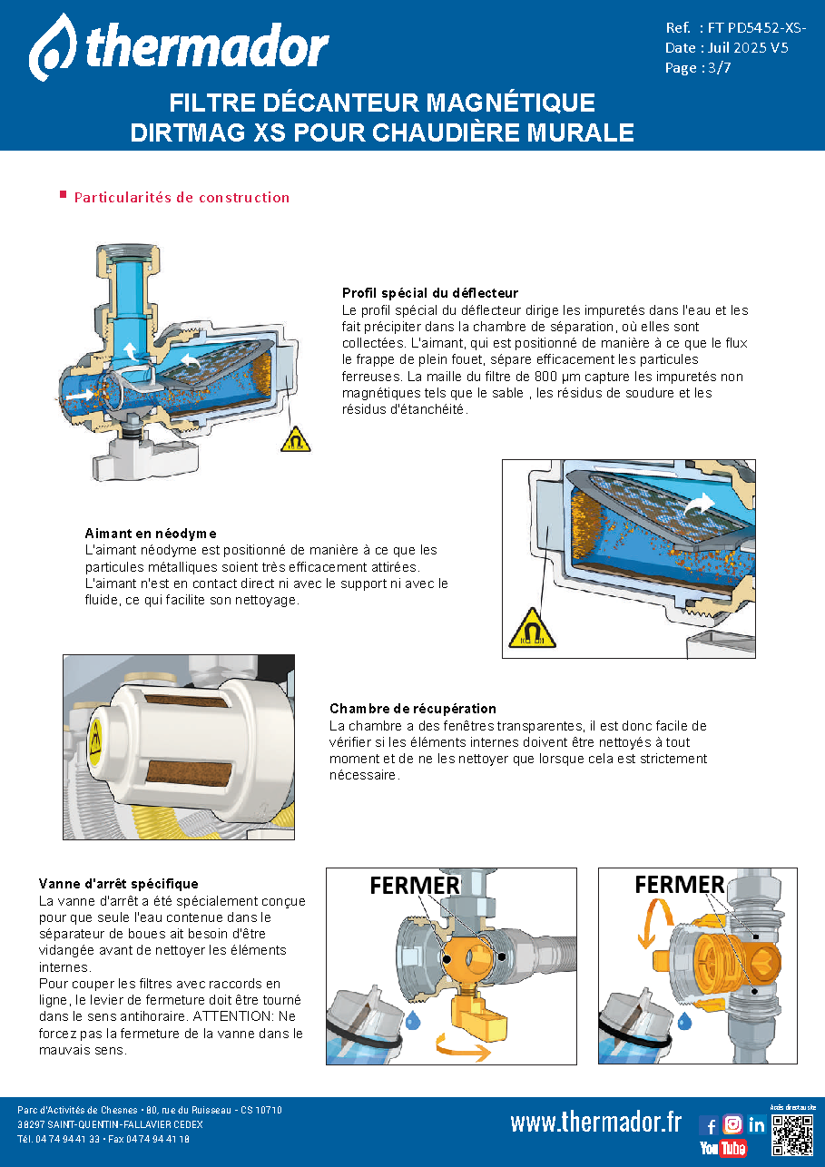 Fiche technique fournisseur