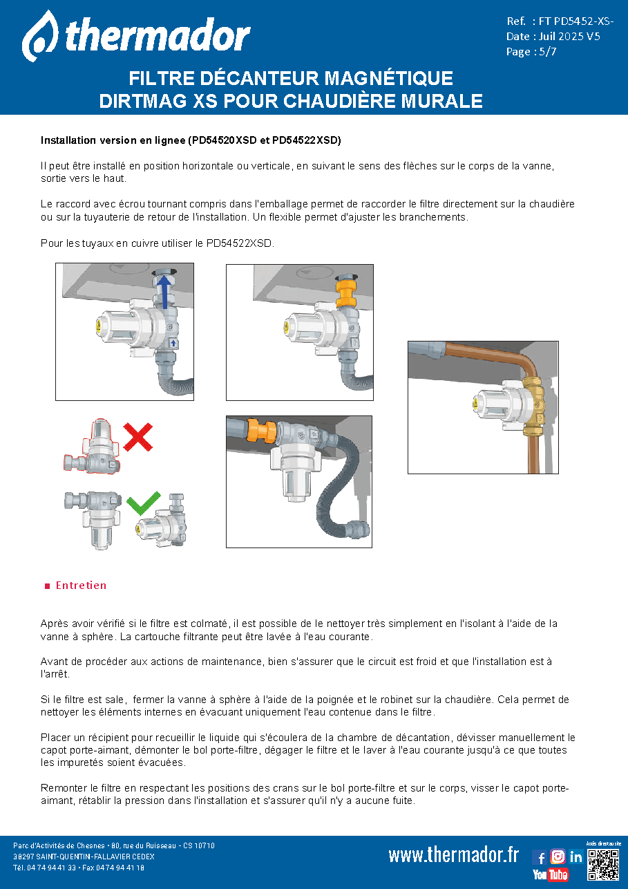 Fiche technique fournisseur