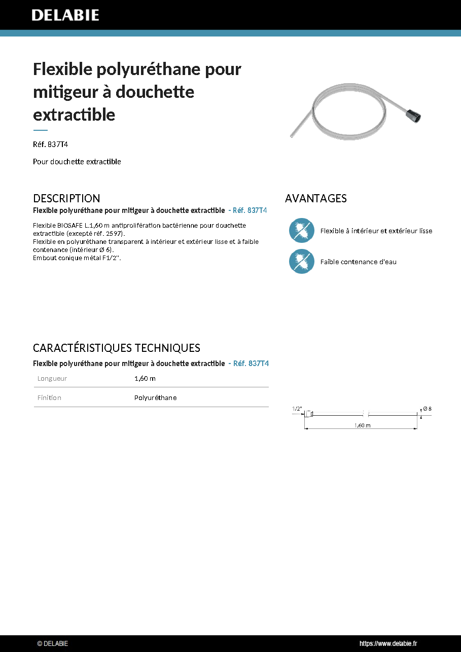 Fiche technique fournisseur
