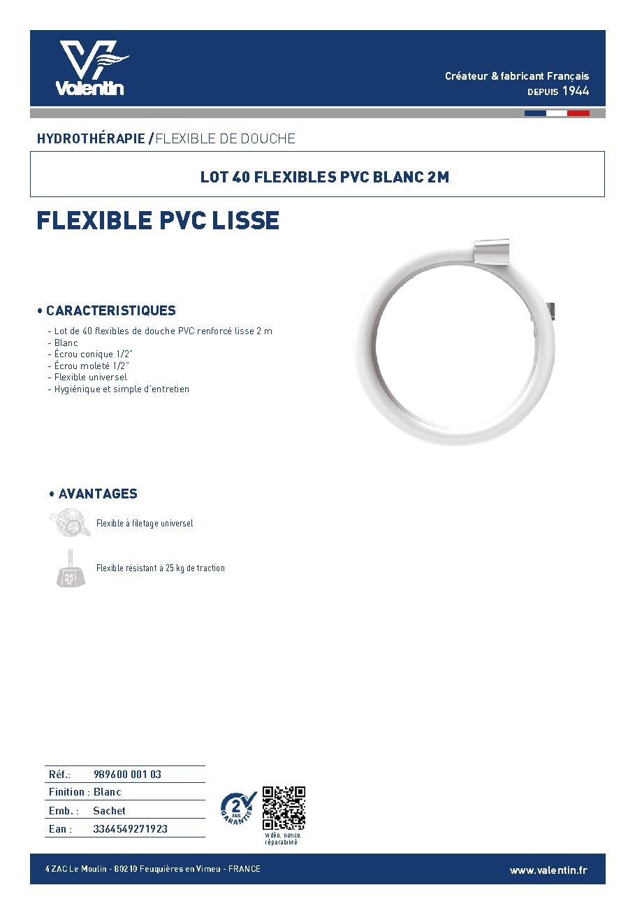 Fiche technique fournisseur