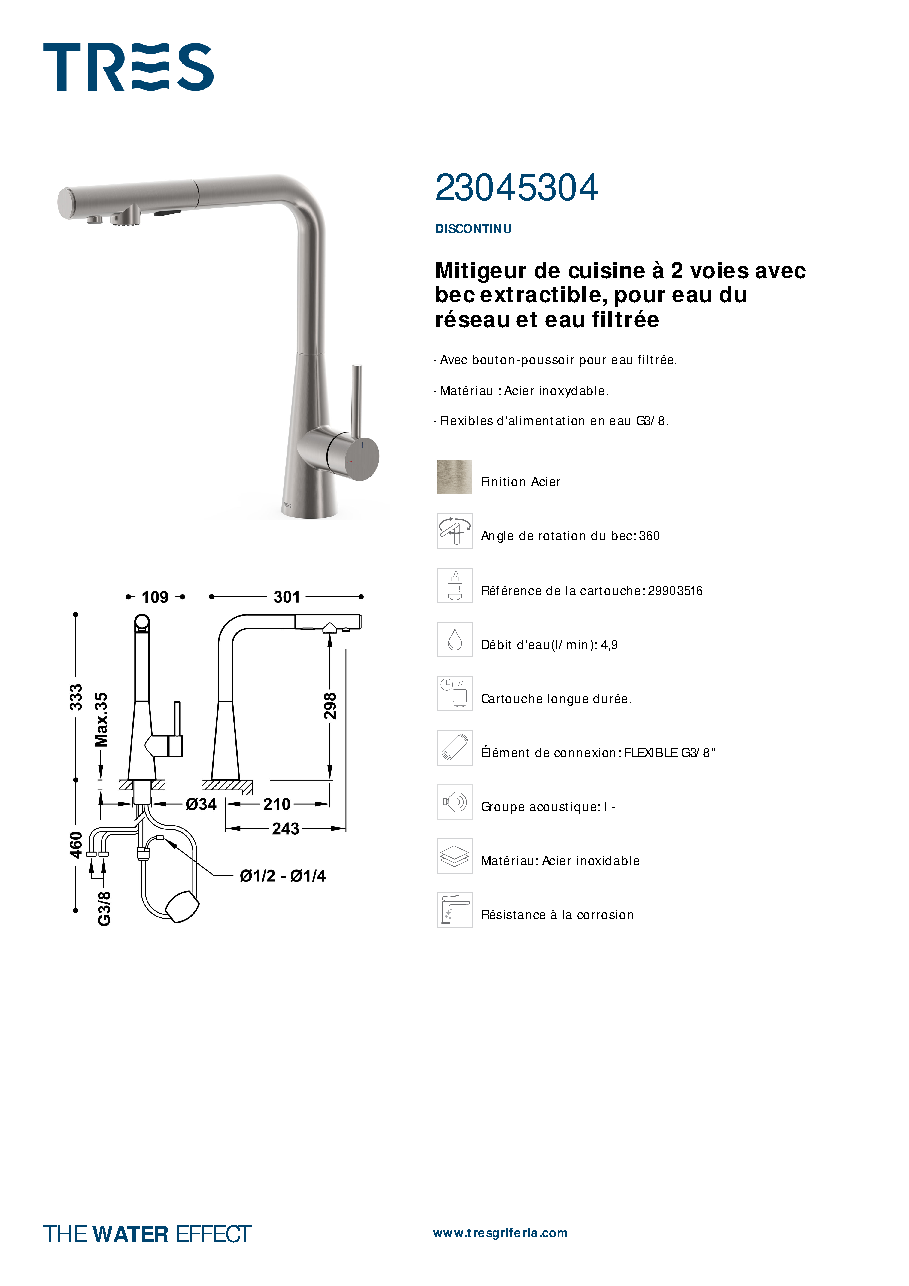Fiche technique fournisseur