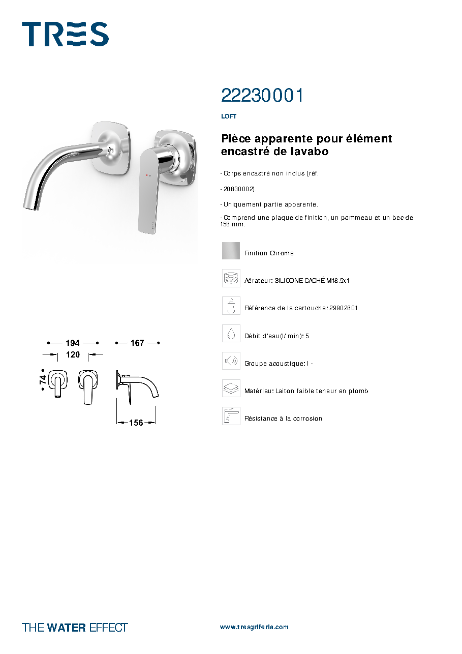 Fiche technique fournisseur