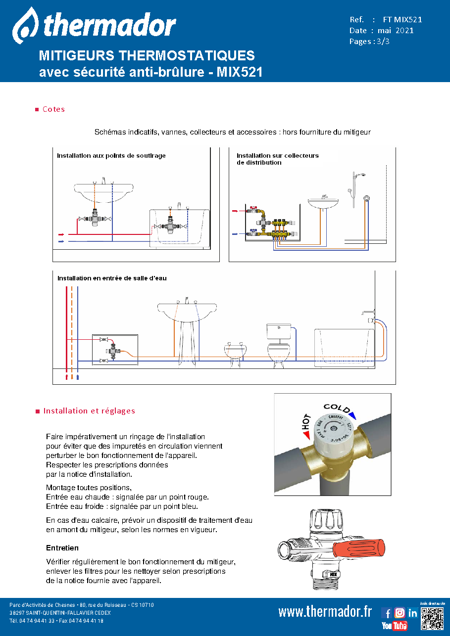 Fiche technique fournisseur