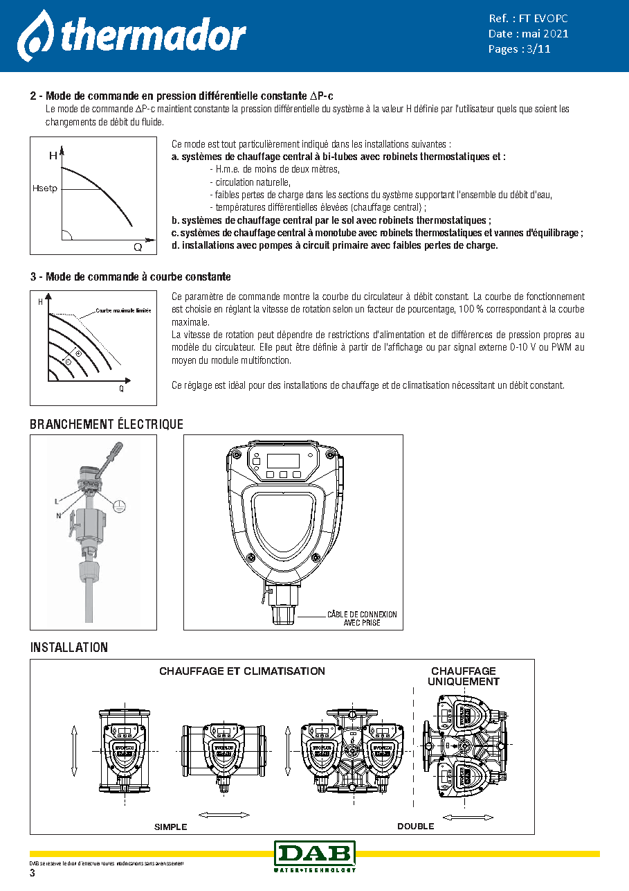 Fiche technique fournisseur