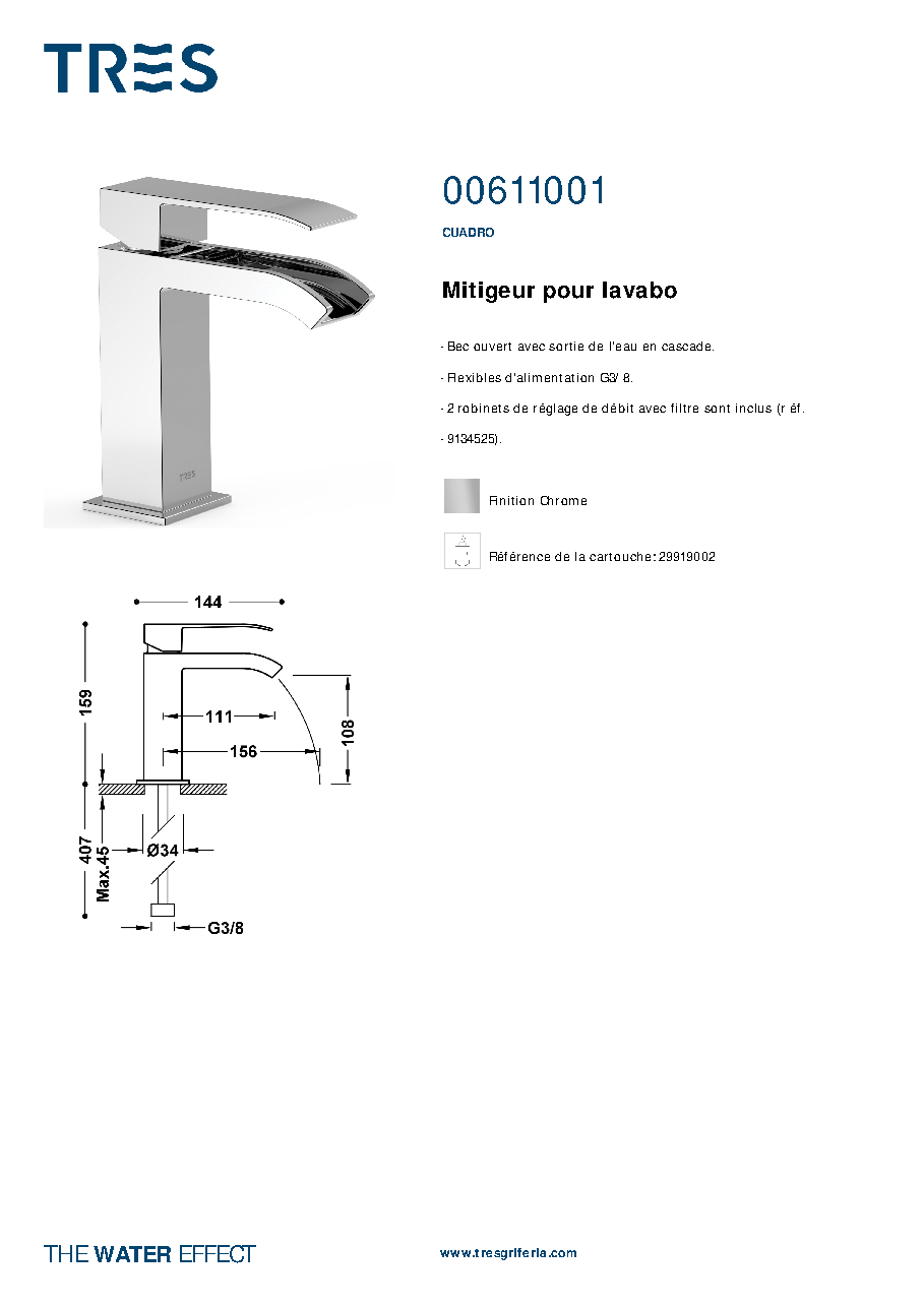Fiche technique fournisseur