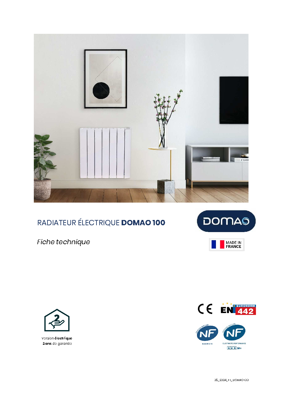 Fiche technique fournisseur