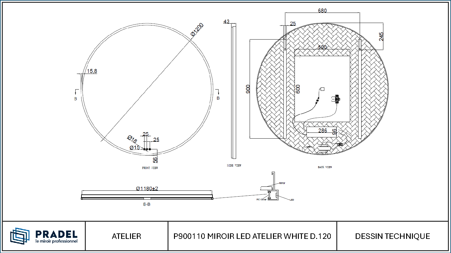 Fiche technique fournisseur