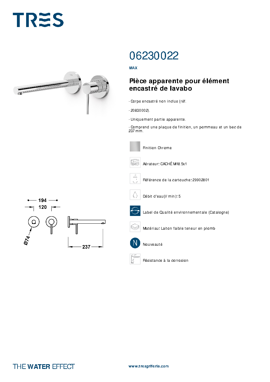 Fiche technique fournisseur
