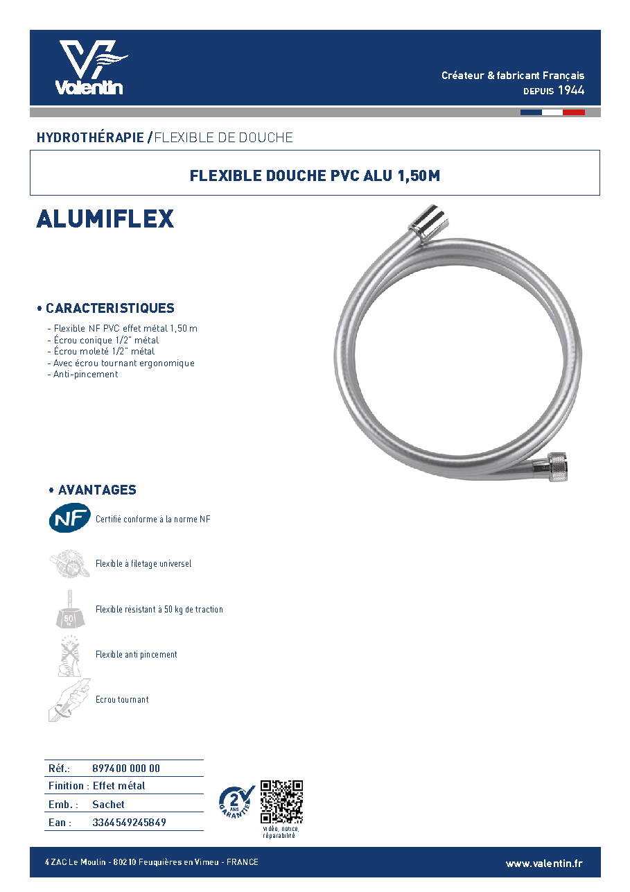 Fiche technique fournisseur