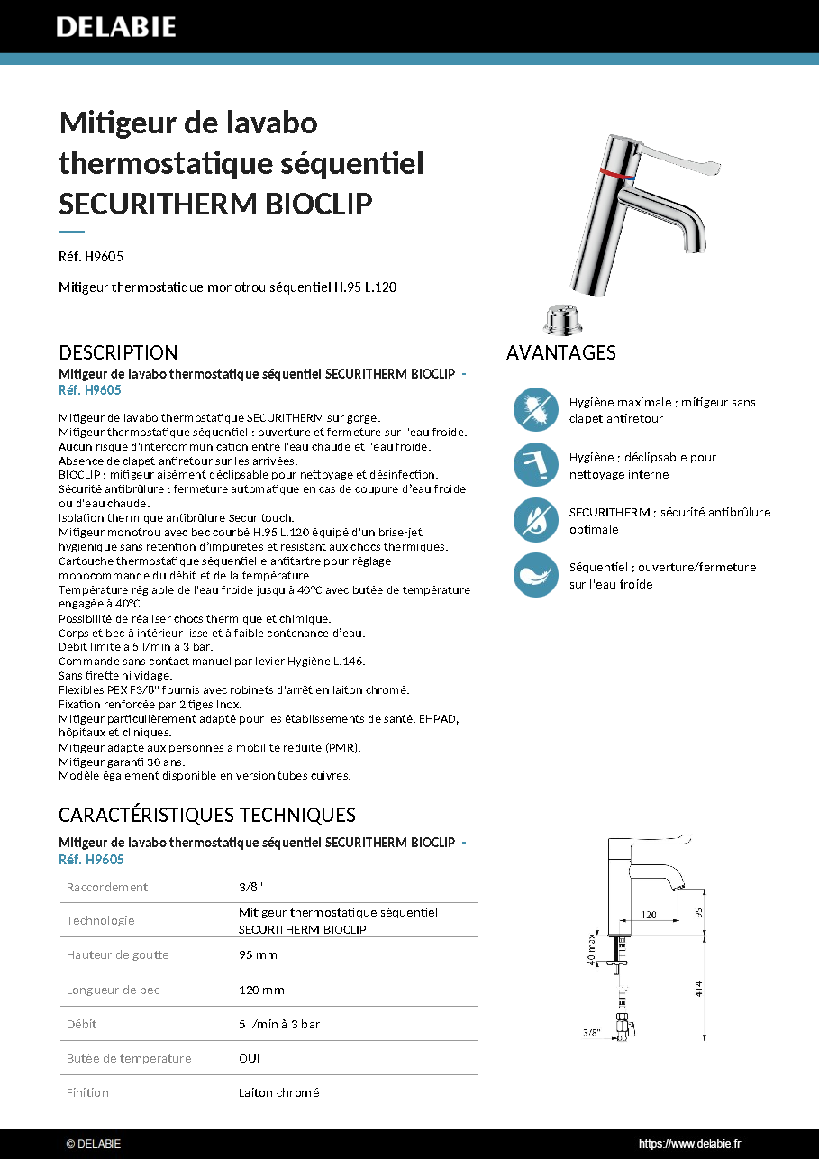 Fiche technique fournisseur