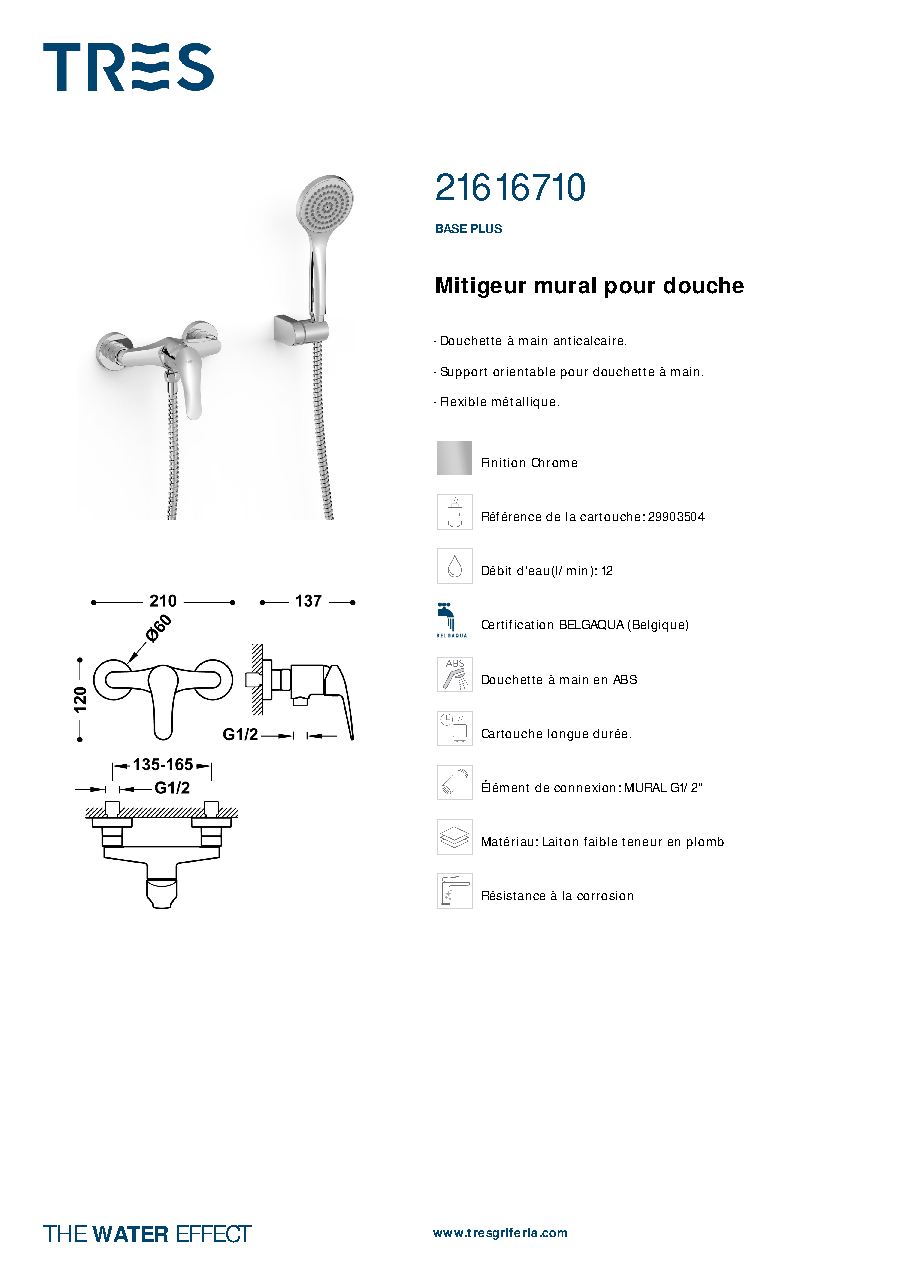 Fiche technique fournisseur