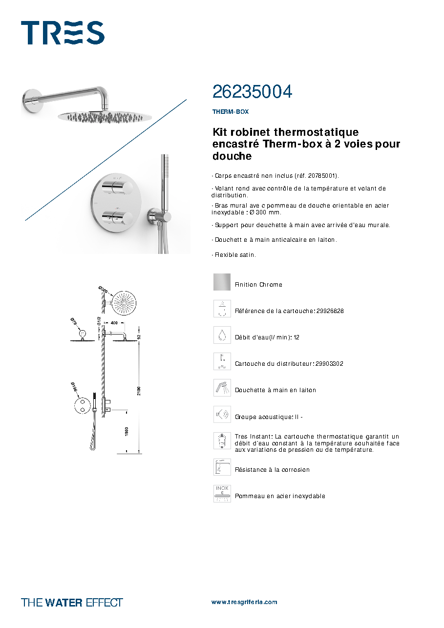 Fiche technique fournisseur