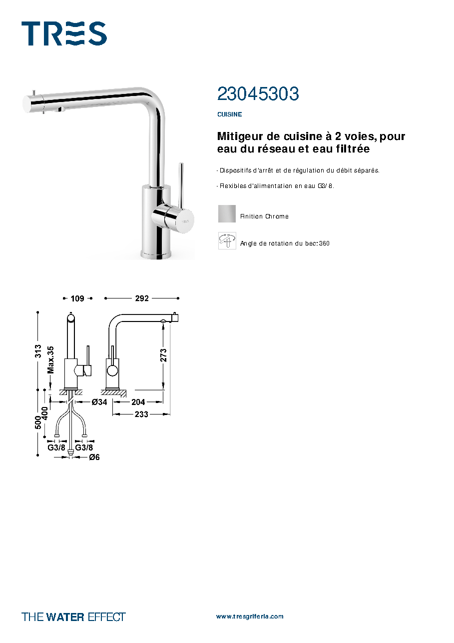 Fiche technique fournisseur