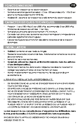 Fiche technique fournisseur