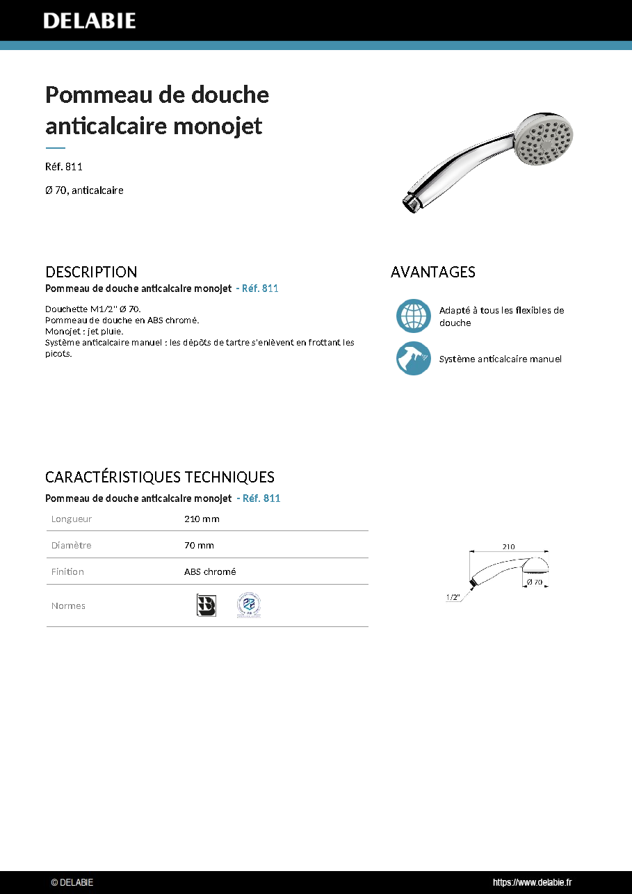 Fiche technique fournisseur