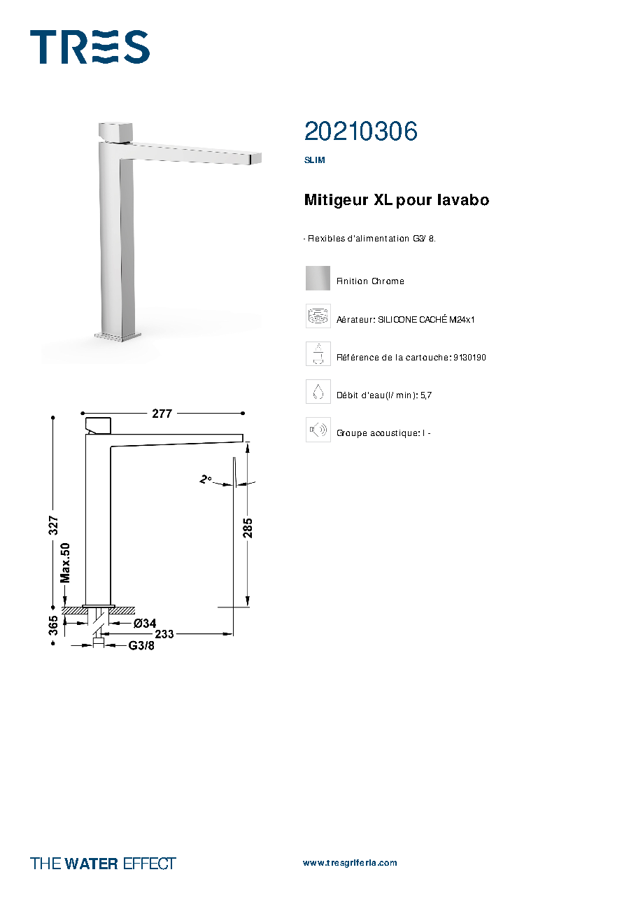 Fiche technique fournisseur