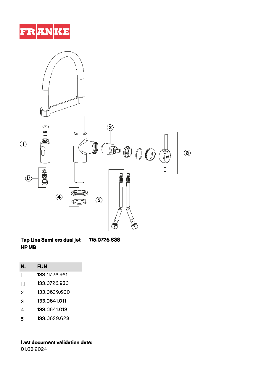 Fiche technique fournisseur
