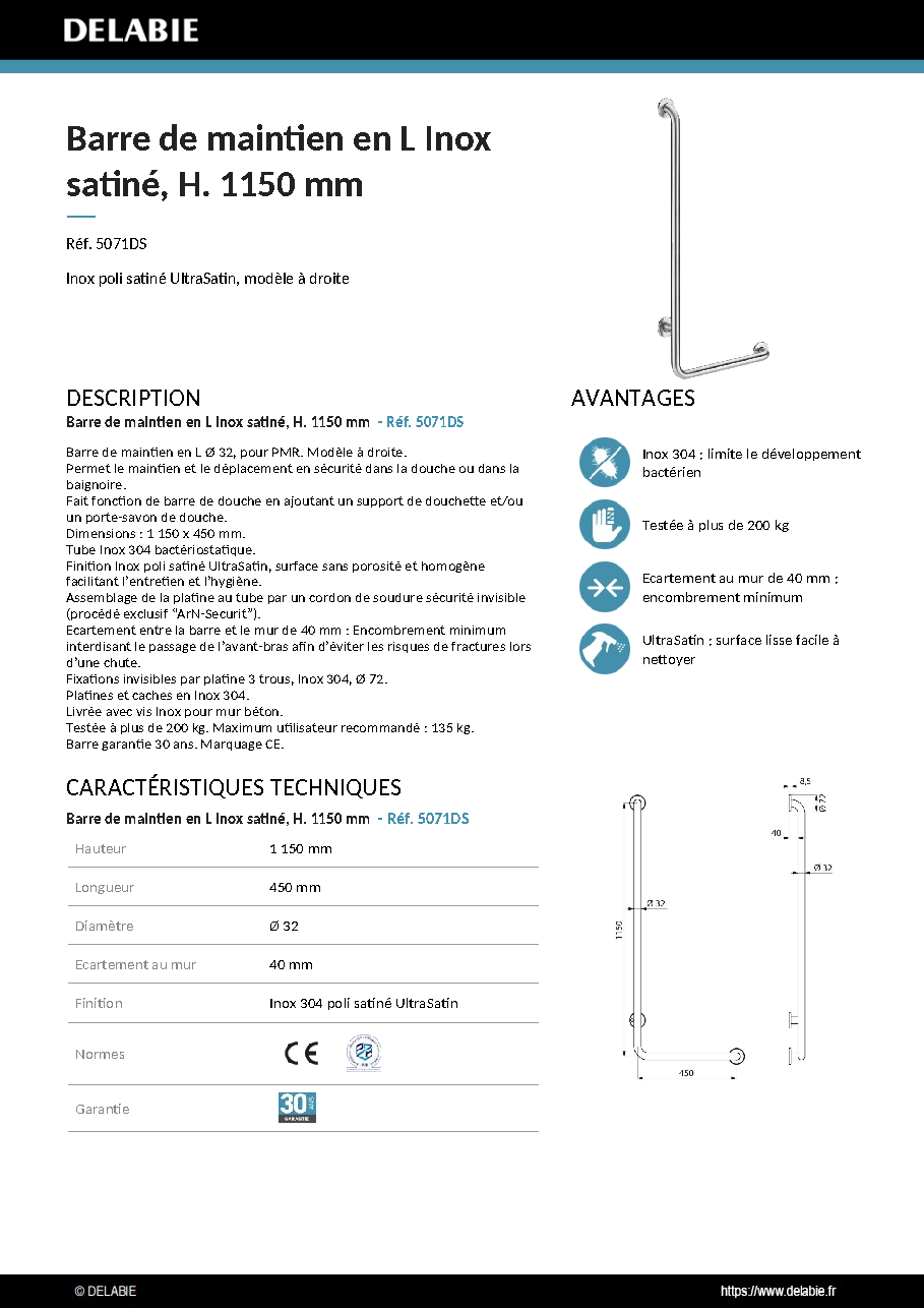 Fiche technique fournisseur