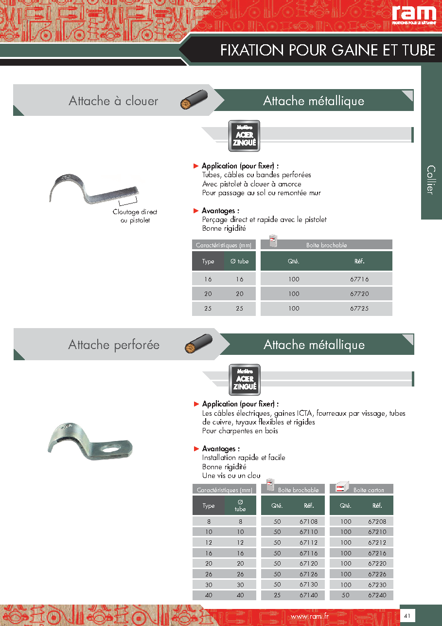 Fiche technique fournisseur