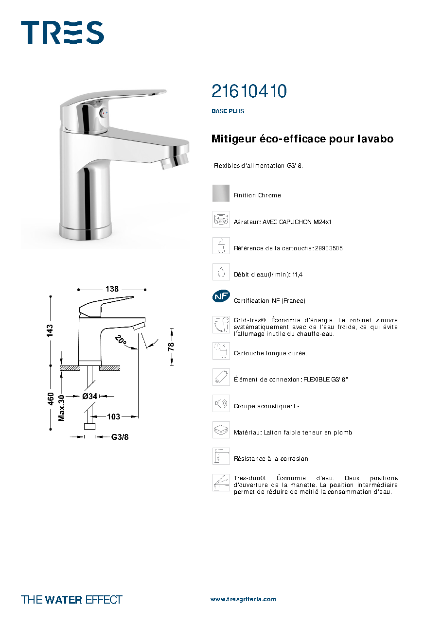 Fiche technique fournisseur