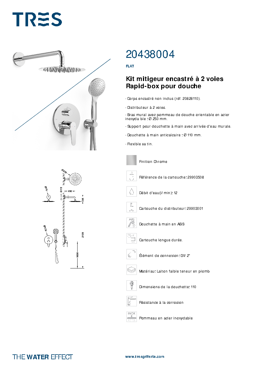 Fiche technique fournisseur