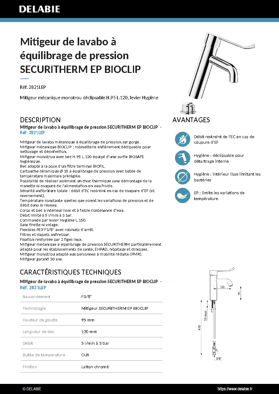 Fiche technique fournisseur