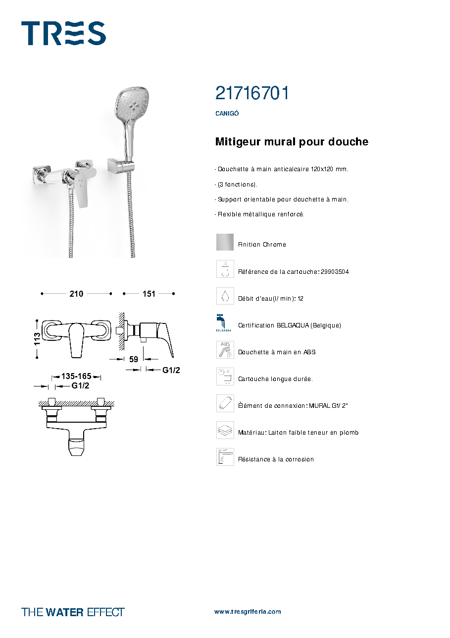 Fiche technique fournisseur