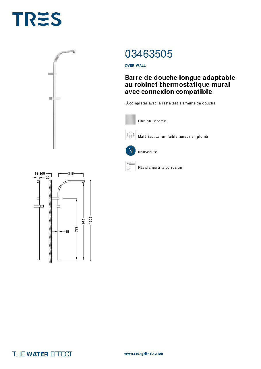 Fiche technique fournisseur