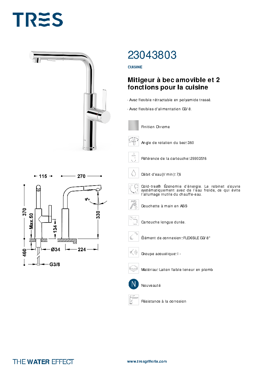 Fiche technique fournisseur