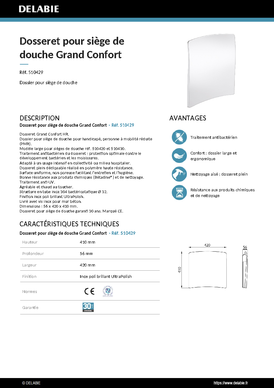 Fiche technique fournisseur