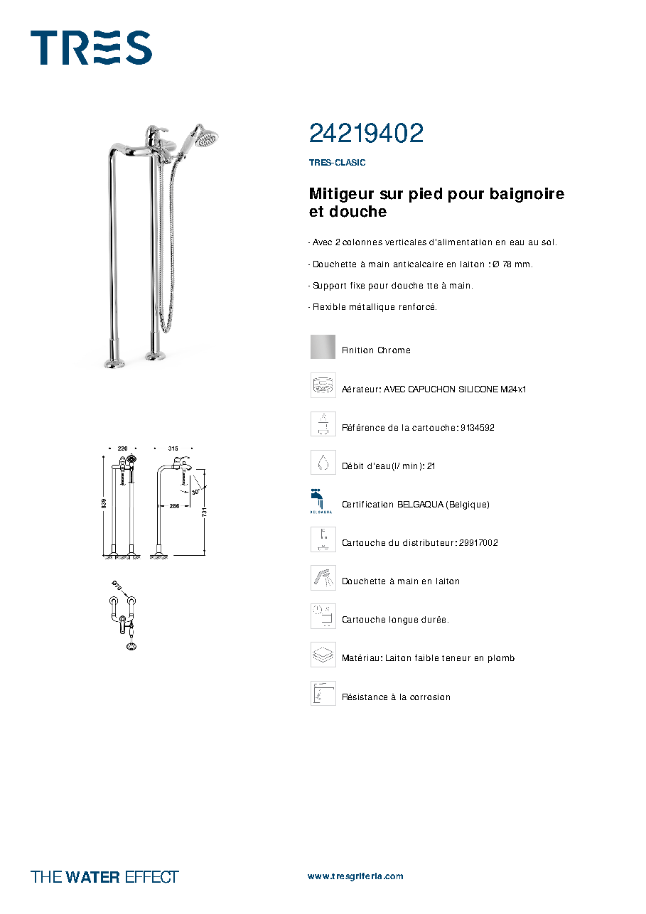 Fiche technique fournisseur
