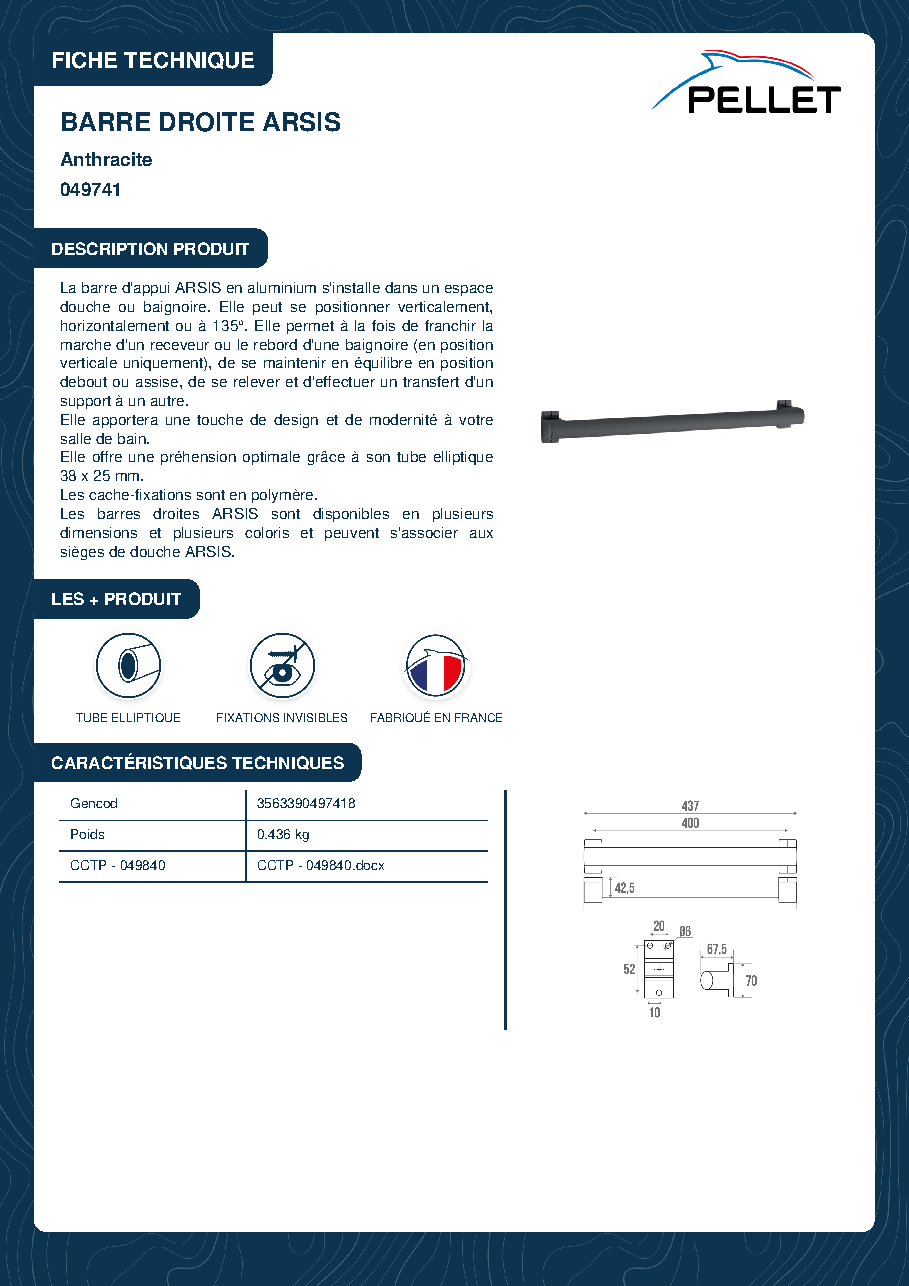 Fiche technique fournisseur