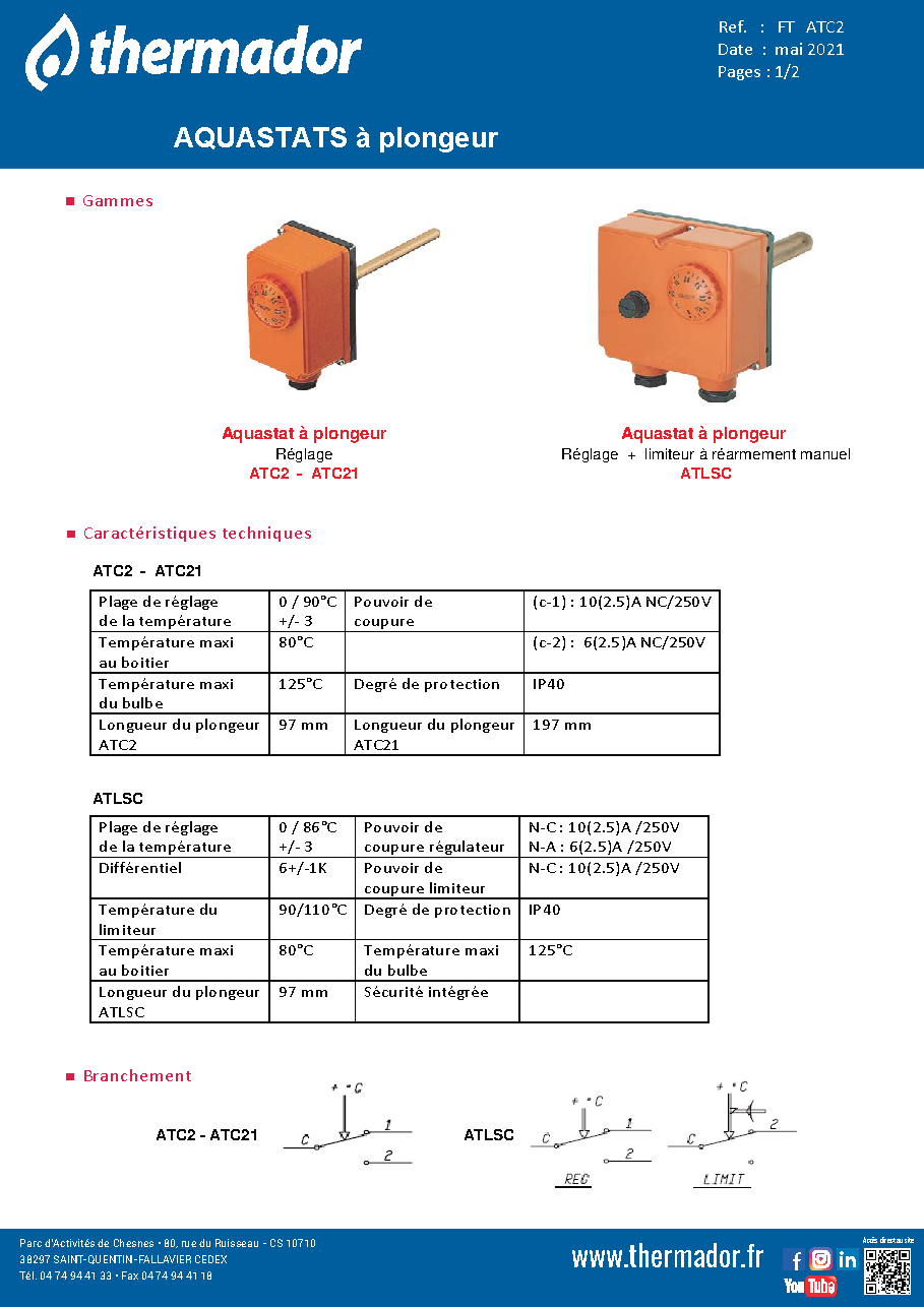 Fiche technique fournisseur