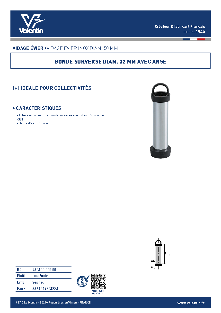 Fiche technique fournisseur